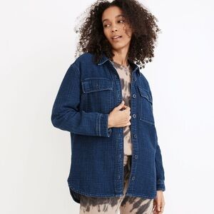 Madewell Double-Weave Denim Shirt Jacket